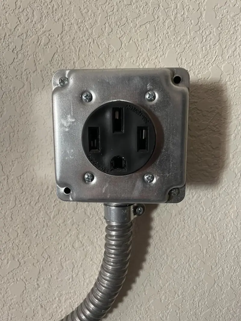 NEMA 14-50 outlet installed for Electrical Panel Upgrade in Apollo Beach